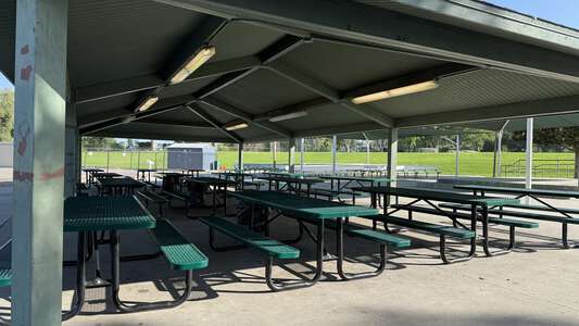 Serrano Elementary School Outdoor Lunch Tables in Villa Park
