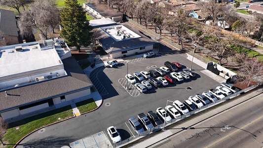 Parklane Elementary School Parking Lot in Stockton