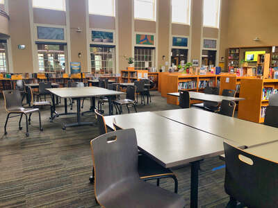 Skyline K-8 School Library in Portland