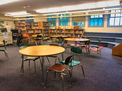 Skyline K-8 School Library in Portland