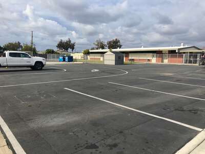 Excelsior Elementary School Parking Lot in Garden Grove