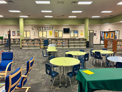 Starling Elementary School Media Center in Grayson