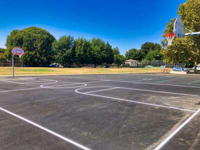 Caleb Greenwood IB World School Outdoor Basketball Courts in Sacramento