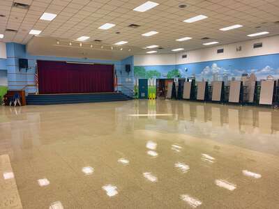 Boone Elementary School Cafeteria w/ Stage in Austin