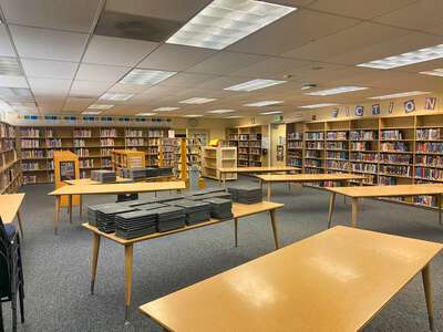 Sam Brannan Middle School Library in Sacramento