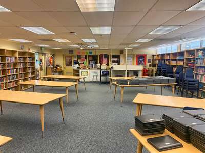 Sam Brannan Middle School Library in Sacramento