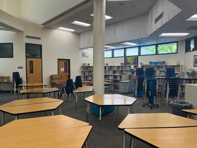 Leavenworth Elementary School Library in Fresno