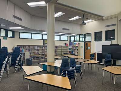 Leavenworth Elementary School Library in Fresno