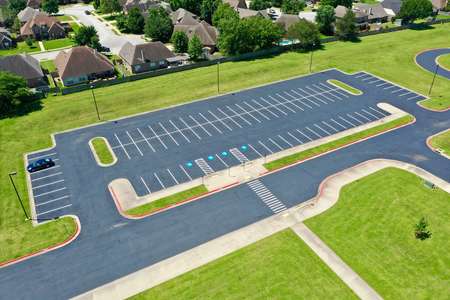 George Jr. High School Parking Lot 2 in Springdale