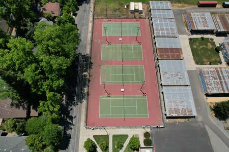 Chico High School Tennis Courts in Chico