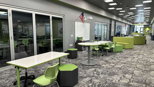 Solis Park School (K-8) Collaboration Hallway in Irvine