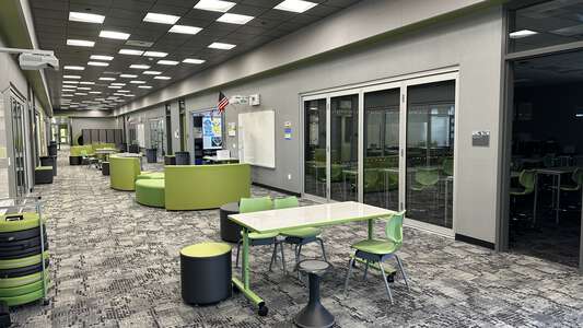 Solis Park School (K-8) Collaboration Hallway in Irvine