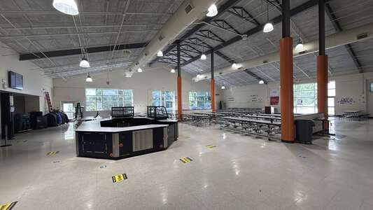 Julius L. Chambers High School Cafeteria in Charlotte 2