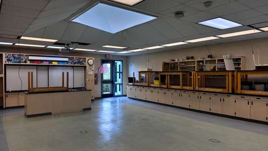 Bernice Ayer Middle School Science Room in San Clemente
