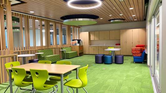 Doss Elementary School Library in Austin