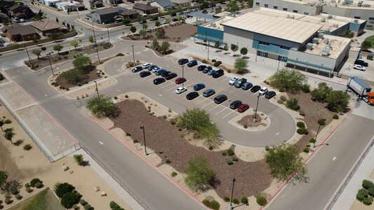 Cactus Trails Elementary School Parking Lot - Front in El Paso 2