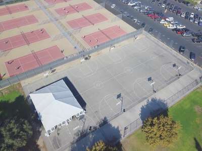 Downey High School Outdoor Basketball Courts 1 in Downey