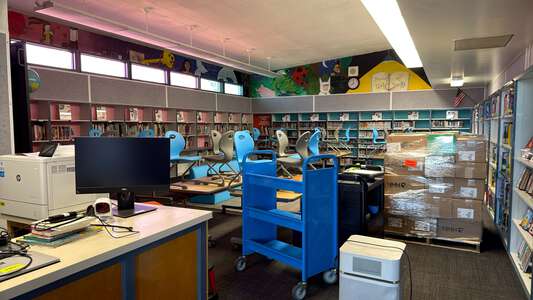 Lena M. Preston Elementary School Library in Rialto 1