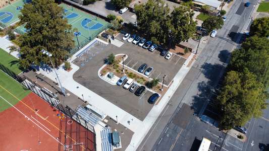 The King's Academy Parking Lot - Side in Sunnyvale