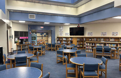 Tisinger Elementary School Library in Mesquite