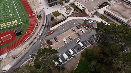 Monterey High School Parking Lot in Monterey