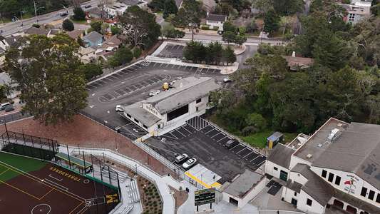 Monterey High School Parking Lot in Monterey