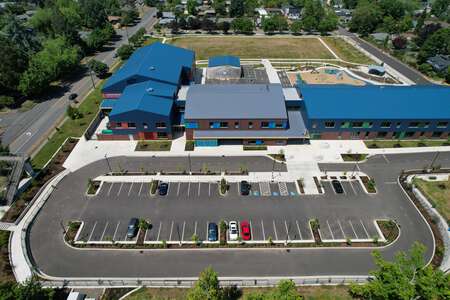 Camas Ridge Community School Parking Lot in Eugene