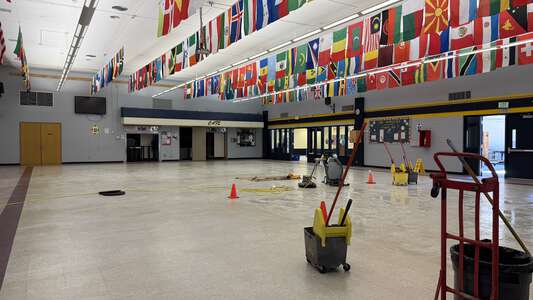 Sacajawea Middle School Cafeteria in Federal Way
