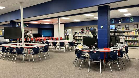 Jackson Elementary School Media Center in Lawrenceville