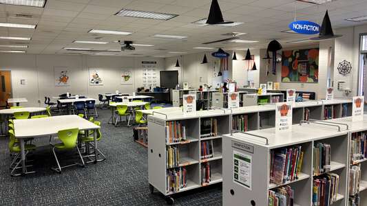 Alanton Elementary School Library in Virginia Beach