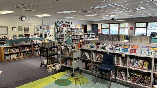 Hayden Meadows Elementary School Library in Hayden