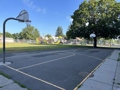 Spokane Public Montessori at Havermale Outdoor Basketball Courts in Spokane