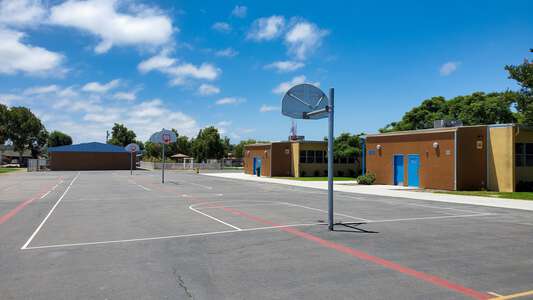 John J. Montgomery Elementary School Outdoor Basketball Courts in Chula Vista