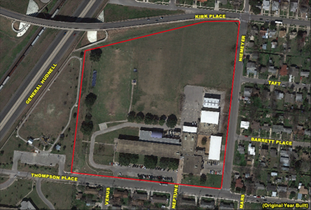 Notice of Construction Activity NOCA - Lowell Middle School in San Antonio