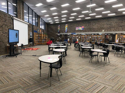 South-Doyle Middle School Library in Knoxville