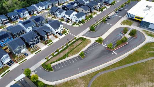 Sato Elementary School Parking Lot - Field in Portland