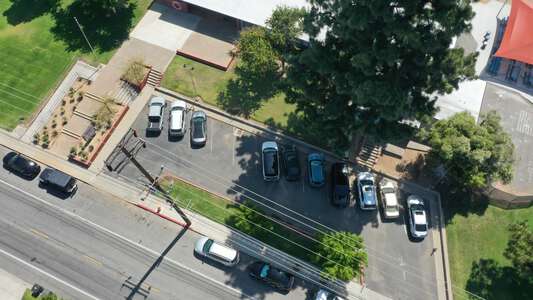 Cambridge Elementary School Parking Lot in Orange