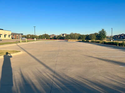 Alma Martinez Intermediate School Parking Lot - Front in Mansfield