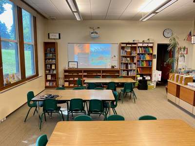 Prescott Elementary School Library in Portland