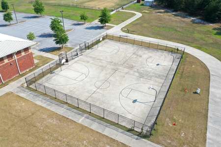 Longleaf Middle School Outdoor Basketball Courts in Columbia