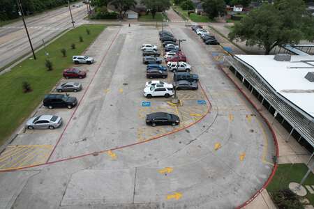 Goodman Elementary School Parking Lot - Front Large in Houston