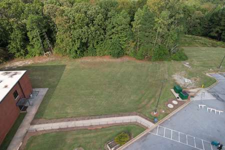Harmony Elementary School Parking Lot - Rear in Buford