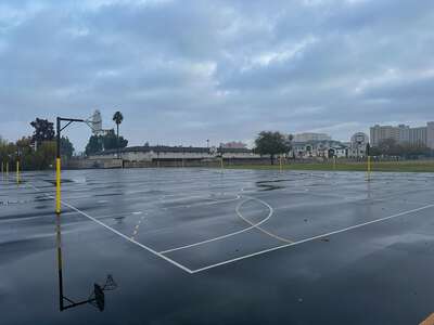 Walton Intermediate School Outdoor Basketball Courts in Garden Grove