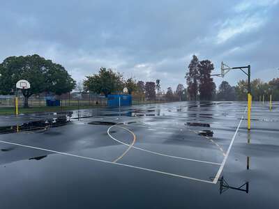 Walton Intermediate School Outdoor Basketball Courts in Garden Grove