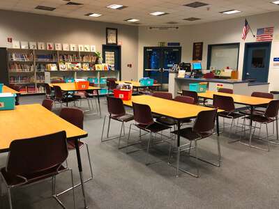 Irene B. West Elementary School Library in Elk Grove