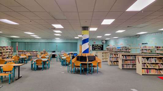 Silver Lakes Elementary School Media Center in Miramar