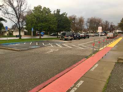 Rose Elementary School Parking Lot in Milpitas