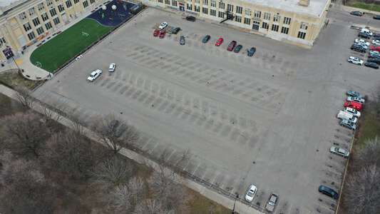 Telpochcalli Elementary School Parking Lot in Chicago 2