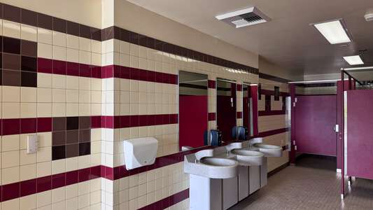 Creative Performing Media Arts Men's Restroom in San Diego