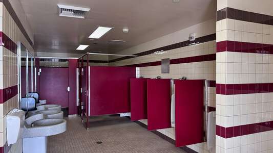 Creative Performing Media Arts Men's Restroom in San Diego